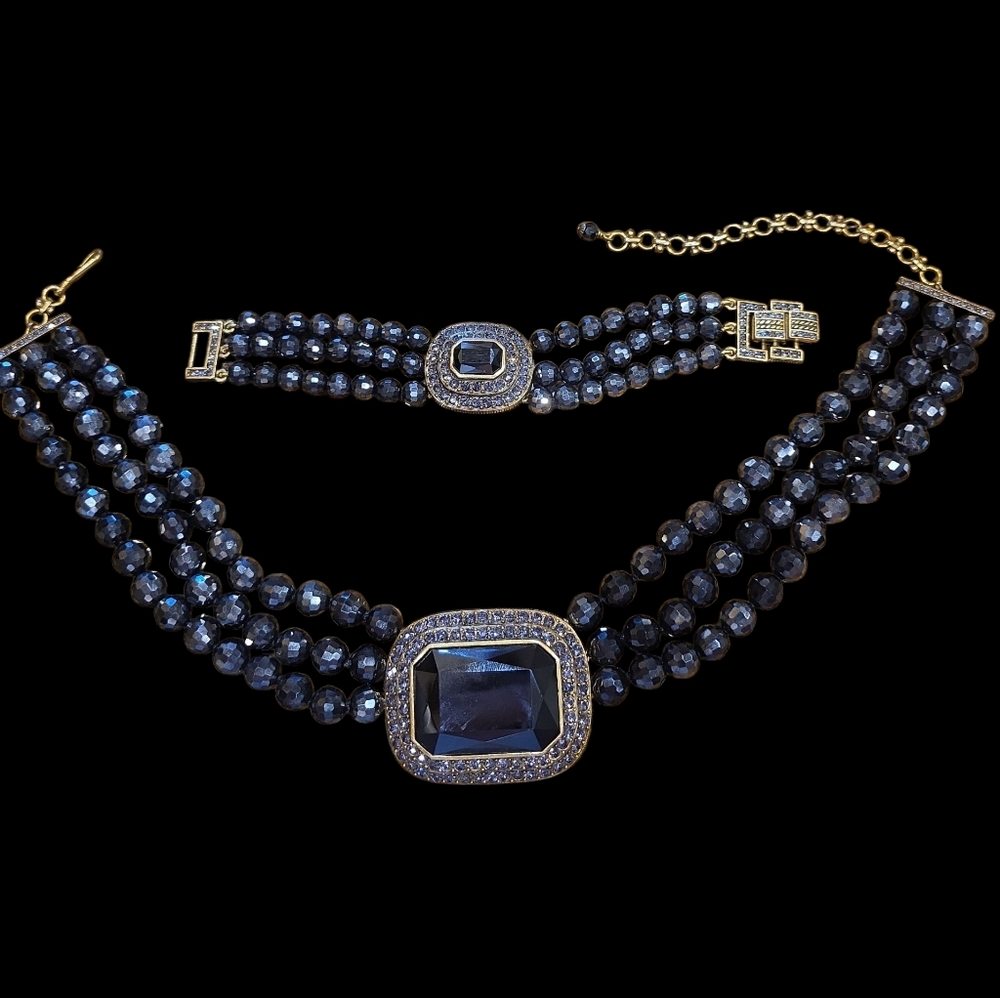 Heidi Daus Tailored To Please Necklace And Bracelet Set